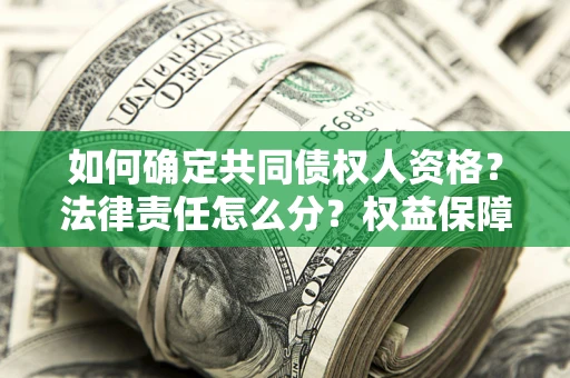 济南如何确定共同债权人资格？法律责任怎么分？权益保障技巧揭秘！