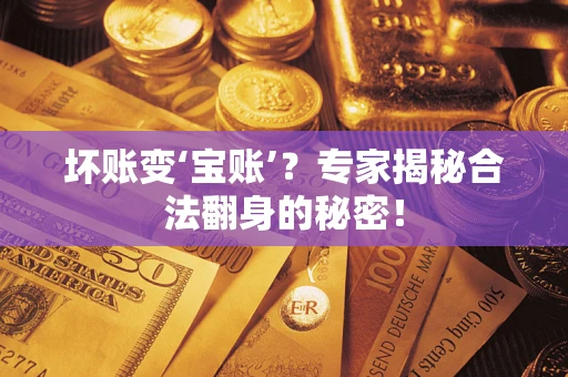 济南坏账变‘宝账’？专家揭秘合法翻身的秘密！