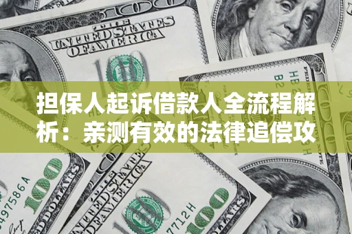 济南担保人起诉借款人全流程解析：亲测有效的法律追偿攻略