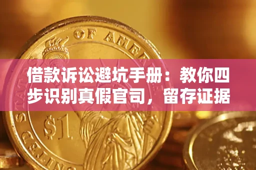 济南借款诉讼避坑手册：教你四步识别真假官司，留存证据不踩雷