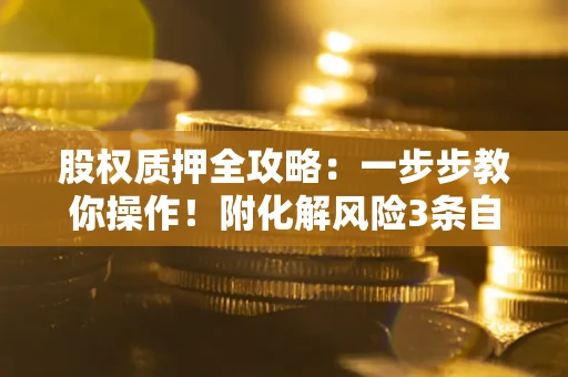 济南股权质押全攻略：一步步教你操作！附化解风险3条自救法则