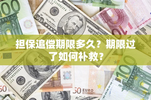 济南担保追偿期限多久？期限过了如何补救？