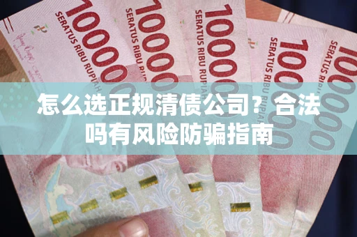 济南怎么选正规清债公司？合法吗有风险防骗指南