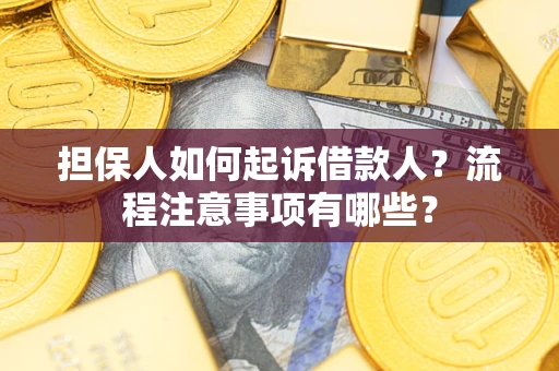 济南担保人如何起诉借款人？流程注意事项有哪些？
